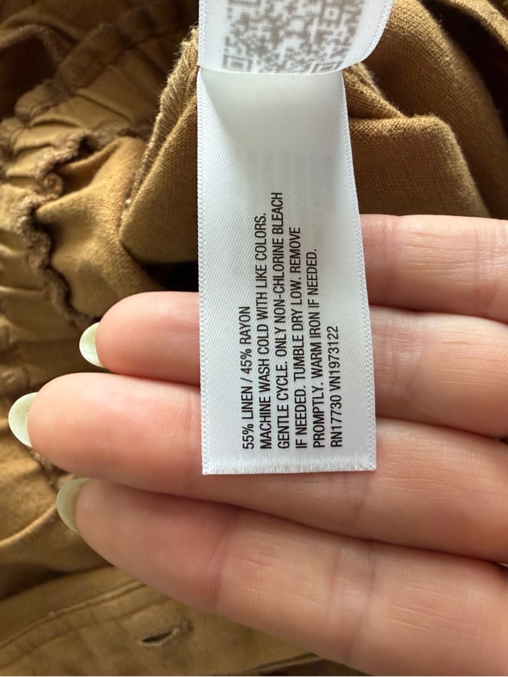 Universal Thread Rustic Tan Button romper - Picture 4 of 4